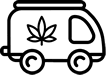 Marijuana Delivery Icon