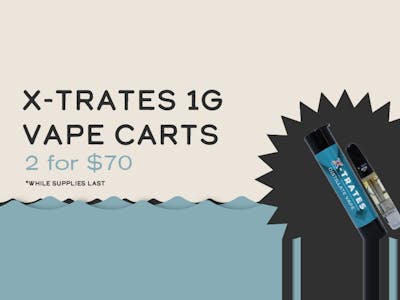 X-Trates 1g Carts | 2/$70