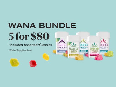 Wana Classic & Assorted 5/$80